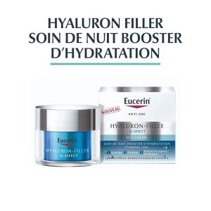 Eucerin Hyaluron-Filler +3x Effect Gel-Crème Nuit – Soin Booster d’Hydratation Anti-Âge
